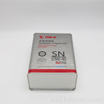 4L F-style Engine Oil Tin Can